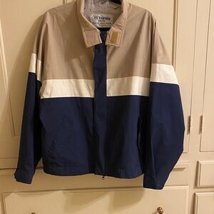 GORE-TEX Men's Windbreaker - Navy, White, Tan